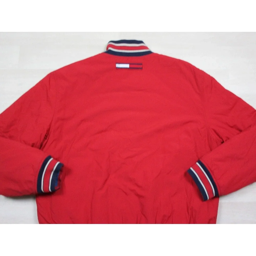 Vintage Tommy Hilfiger Down Puffer Jacket Reversible, Red‎ & Blue, Size (XL)